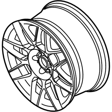 Ford BR3Z-1007-B Wheel Assembly