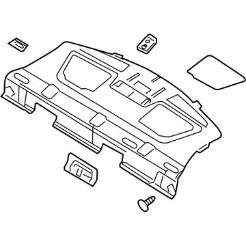 Ford 9E5Z-5446668-DA Panel Assembly - Rear Package Tray