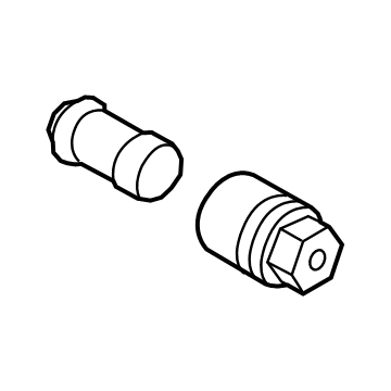 Ford F6SZ-1A043-AA Nut - Wheel