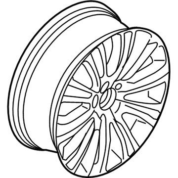 Lincoln FA1Z-1007-G Wheel Assembly