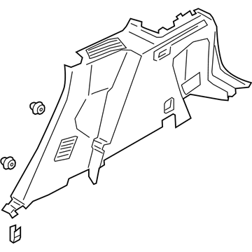 Lincoln LJ7Z-7831012-AA Trim Assembly - Quarter