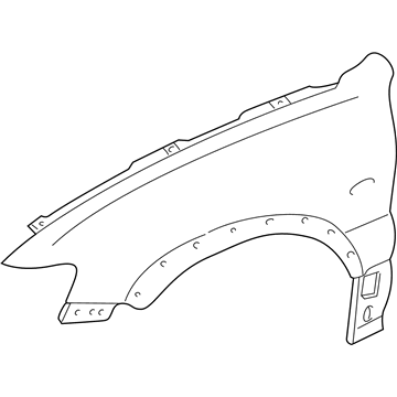Mercury 5E6Z-16006-AB Fender Assembly - Front