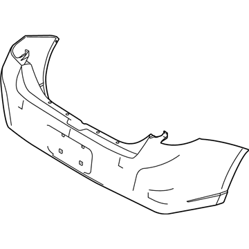 Ford Focus Bumper Cover - 9S4Z-17K835-BAPTM