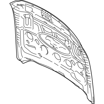 Ford PR3Z-16612-A Hood Assembly