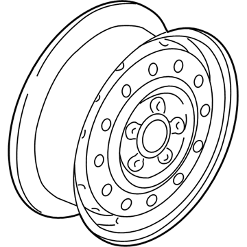 Mercury 5L8Z-1015-A Wheel Assembly