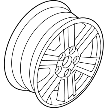 Mercury 8E6Z-1007-G Wheel Assembly