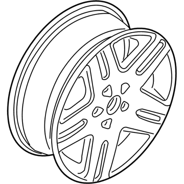Mercury 6M6Z-1007-B Wheel Assembly
