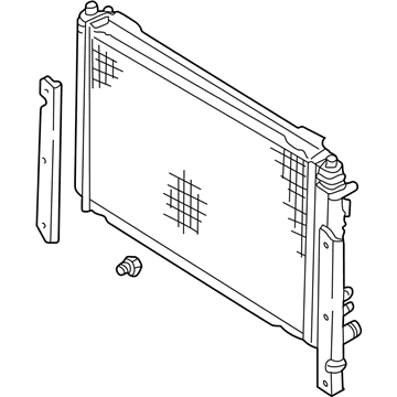 Ford H2MZ-8005-P Radiator Assembly