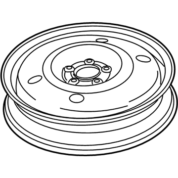 Lincoln FT4Z-1015-A Wheel Assembly