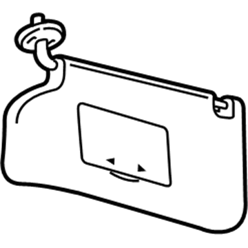 Ford FC3Z-2504105-GB Visor Assembly - Sun