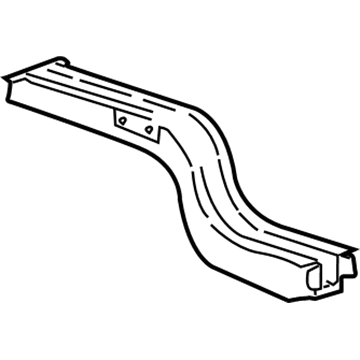 XR3Z-63101A14-AA Ford Rear Rail, Passenger Side Illustration 1 of 1