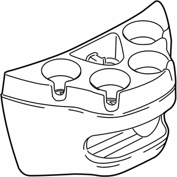 Ford 6C2Z-15115A00-AAA Compartment Assembly - Rear Stowage