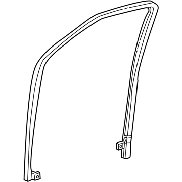 Ford YL3Z-1621546-BA Run - Door Glass