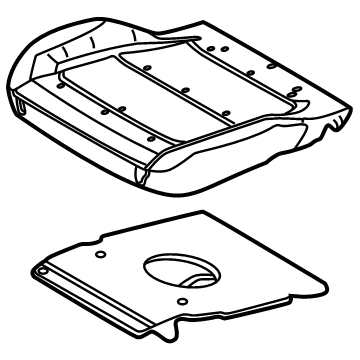 Ford P2DZ-78632A22-A Seat Cushion Pad
