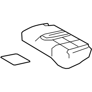 Ford CT4Z-7863841-A Pad - Rear Seat Cushion