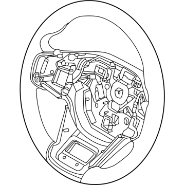 Ford M2DZ-3600-CB Kit - Steering Wheel