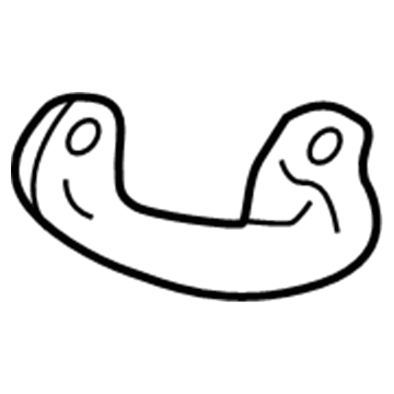 4F1Z-5431407-BAB Ford Grip Handle, Rear Driver Side Illustration 1 of 1