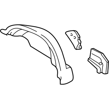 Ford F87Z7827887AA Panel Assembly - Rear Quarter
