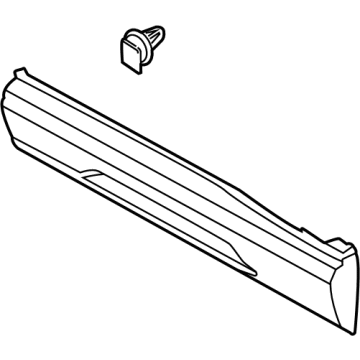 Ford M1PZ-7825556-A Molding - Door Outside