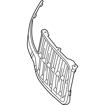 Lincoln AH6Z-8200-B Grille - Radiator