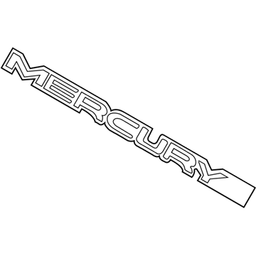 Mercury Marauder Emblem - F8MZ5442528DA