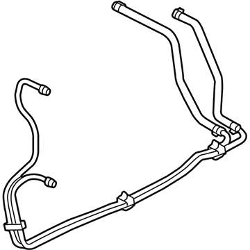 Ford Oil Cooler Hose - 6E5Z-7R081-F