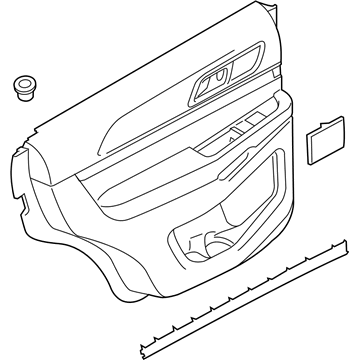 Ford FB5Z-7827406-AE Panel - Door Trim Lower
