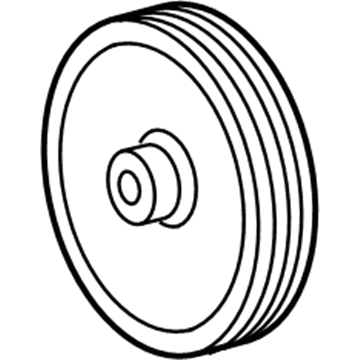 Lincoln XW4Z-3A733-BA Pulley - Power Steering