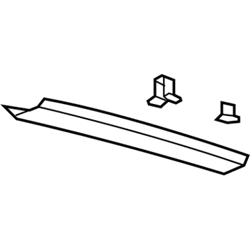 Lincoln JL1Z-7841308-AJ Moulding - Roof Opening
