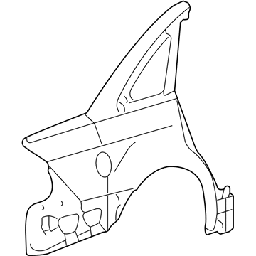 Ford 5G1Z-5427840-AA Panel - Quarter - Outer
