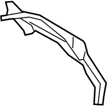 Ford 7L1Z-4027887-B Wheelhouse Panel, Driver Side 7L1Z-4027887-B Ford Wheelhouse Panel, Driver Side Illustration 1 of 1