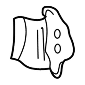 Ford F6DZ-5426482-AA Reinforcement, Passenger Side F6DZ-5426482-AA Ford Reinforcement, Passenger Side Illustration 1 of 1