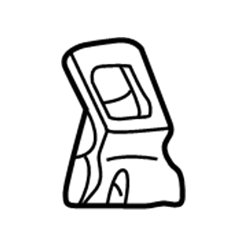 Ford F6DZ18A000A Shock Mount, Rear Passenger Side F6DZ18A000A Ford Shock Mount, Rear Passenger Side Illustration 1 of 1