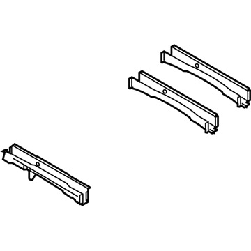Ford PK4Z-6110780-A Member Assembly - Floor Cross PK4Z-6110780-A Ford Member Assembly - Floor Cross Illustration 1 of 1