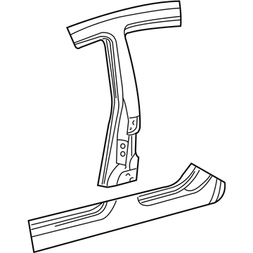 Lincoln 3W4Z-54211A10-AA Frame - Door