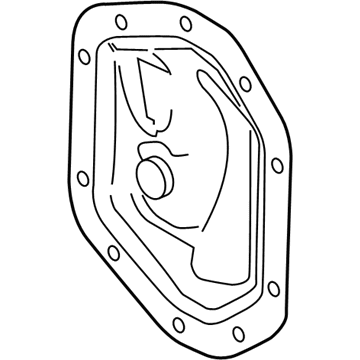Ford 7E5Z-4033-A Cover - Rear Axle Housing