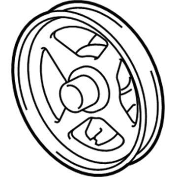 Lincoln F6AZ-3A733-AB Pulley - Power Steering
