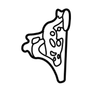 YL8Z-7802038-AA Ford Upper Reinforcement, Passenger Side Illustration 1 of 1