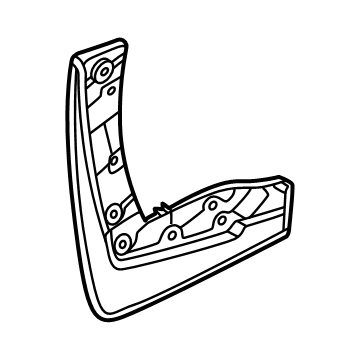 PR3Z-5411779-A Ford Deflector, Driver Side Illustration 1 of 1
