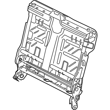 Ford EJ7Z-96613A39-B Seat Back Frame, Rear Driver Side EJ7Z-96613A39-B Ford Seat Back Frame, Rear Driver Side Illustration 1 of 1
