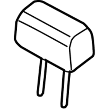 Ford EJ7Z-78611A08-AA Headrest, Center EJ7Z-78611A08-AA Ford Headrest, Center Illustration 1 of 1