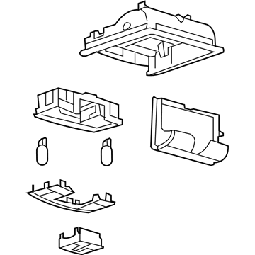 Lincoln 7A1Z-78519A70-CA Console Assembly - Overhead