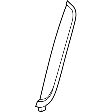 Ford KB3Z-2625532-A Rear Molding, Passenger Side KB3Z-2625532-A Ford Rear Molding, Passenger Side Illustration 1 of 1