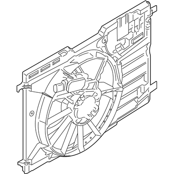 Ford KV6Z-8C607-B Motor And Fan Assembly - Engine Cooling