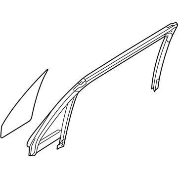 Ford JB5Z-7825766-A Run Channel