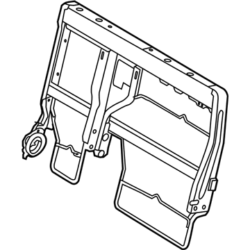 Ford BB5Z-78613A39-A Frame - Rear Seat Back Retainer