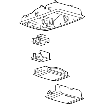 Ford FL1Z-78519A70-AA Console Assembly - Overhead