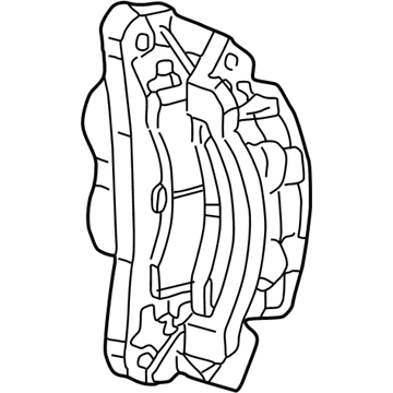 Ford 3C3Z-2B121-AA Caliper Assembly - Brake - Less Pad