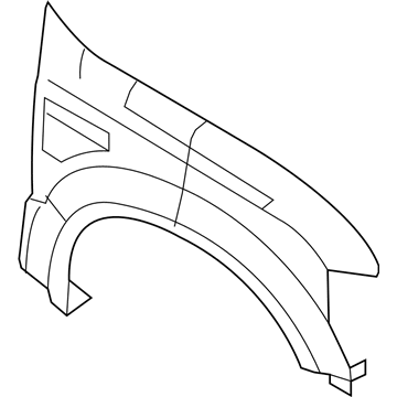 Ford 7C3Z-16005-A Fender Assembly - Front