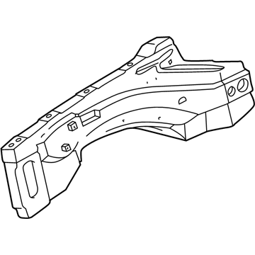 Ford 1L5Z-16K007-BA Front Fender - Rear